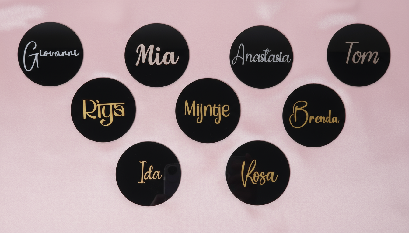 Vinyl Sticker mit Namen – personalisiert & selbstklebend
