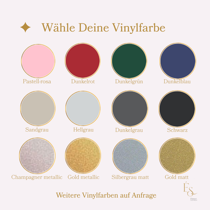 Personalisierte Hochzeitsbox – Edle Kartenbox & Erinnerungsbox | Handbemalt & Mit Namen Veredelt | Élégance SchriftArt