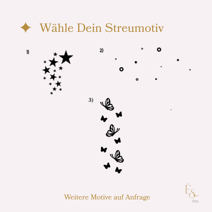 Personalisierte Erinnerungsbox aus Holz – Handbemalt & Mit Namen Veredelt | Geschenk für Geburt & Taufe | Élégance SchriftArt